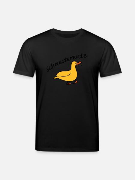 Schnatterente - Stanley/Stella Unisex Bio-T-Shirt CREATOR  - Schwarz