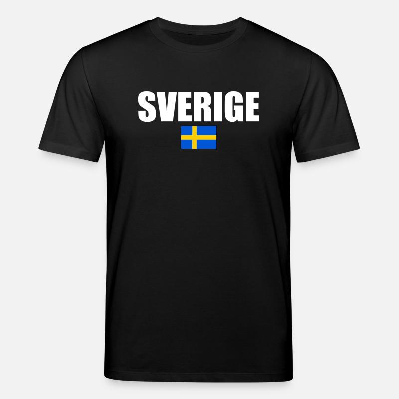 Sverige - Stanley/Stella Unisex Bio-T-Shirt CREATOR - Schwarz