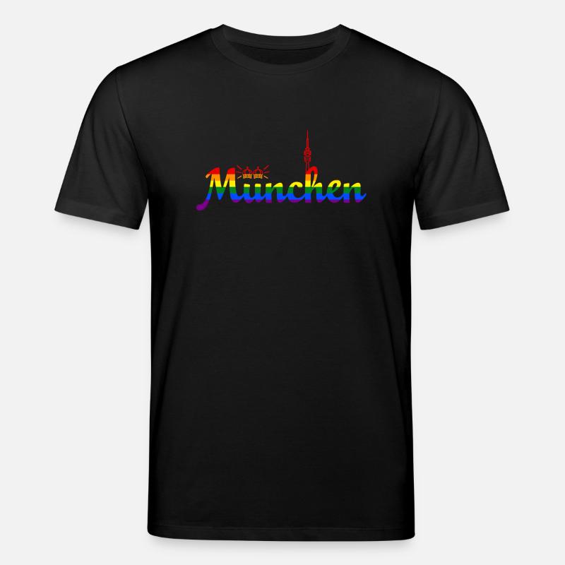 München Pride - Stanley/Stella Unisex Bio-T-Shirt CREATOR  - Schwarz