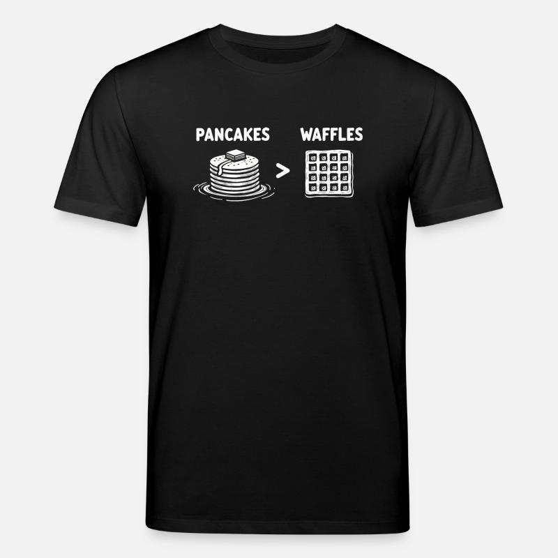 Crêpes sur gaufres - T-shirt bio CREATOR Stanley/Stella Unisexe - noir