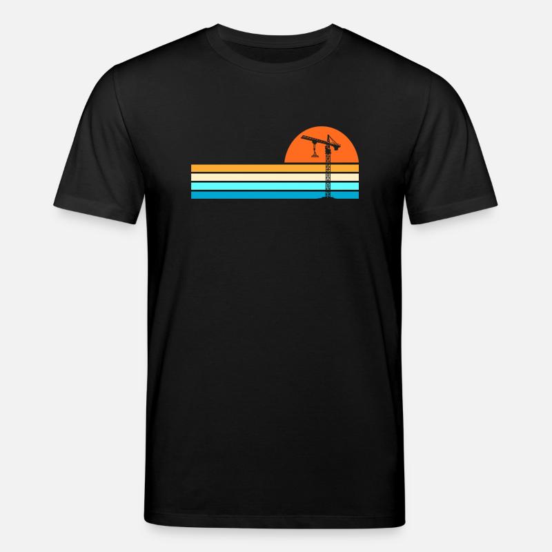 Kranführer Kran - Stanley/Stella Unisex Bio-T-Shirt CREATOR - Schwarz