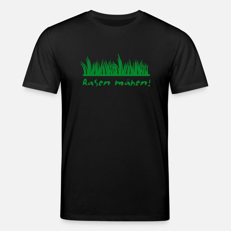 Rasen mähen - Stanley/Stella Unisex Bio-T-Shirt CREATOR  - Schwarz