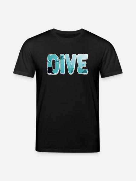 Diving Divers - Stanley/Stella CREATOR Unisex Organic T-Shirt - black
