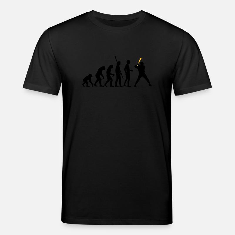 evolution_baseball_2c - Stanley/Stella Unisex Bio-T-Shirt CREATOR  - Schwarz