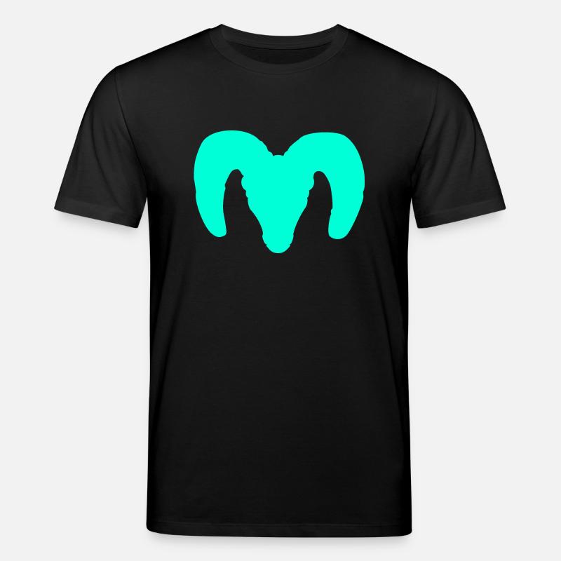 Dickhornschaf Silhouette – Wildnis pur - Stanley/Stella Unisex Bio-T-Shirt CREATOR  - Schwarz