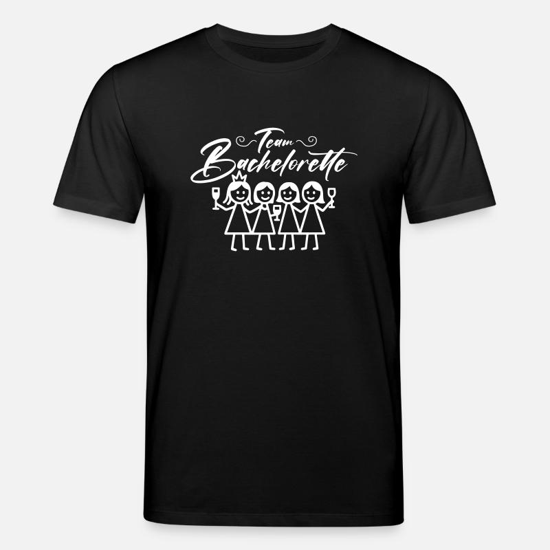 Bachelorette Team Girls - Stanley/Stella CREATOR Unisex Organic T-Shirt - black