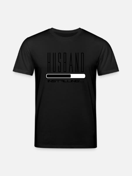 husband husband installing loading bar - Stanley/Stella CREATOR Unisex Organic T-Shirt - black