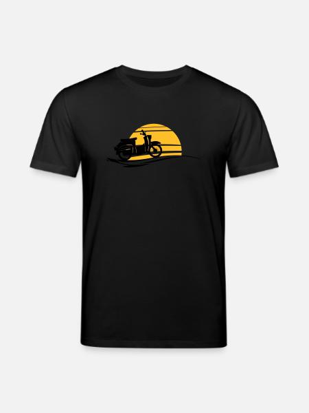 Fahrzeug - Schwalbe Sonne - Stanley/Stella Unisex Bio-T-Shirt CREATOR  - Schwarz