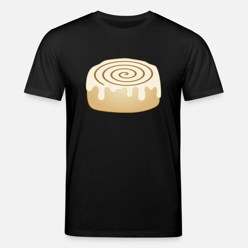 cinnamon roll - Stanley/Stella CREATOR Unisex Organic T-Shirt - black