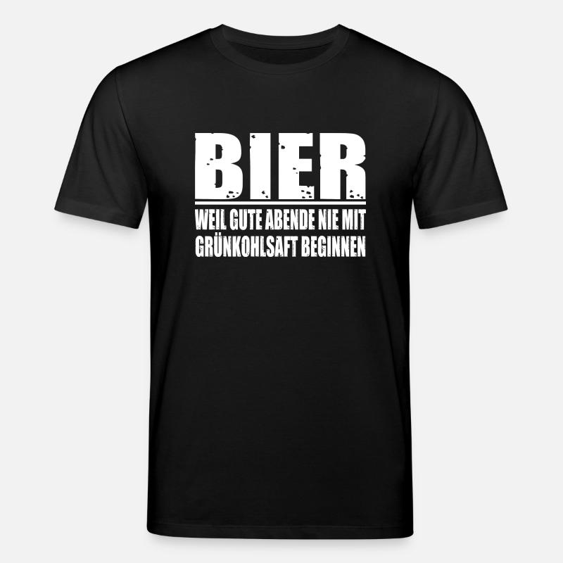 Bier-guter Abend - Stanley/Stella Unisex Bio-T-Shirt CREATOR  - Schwarz