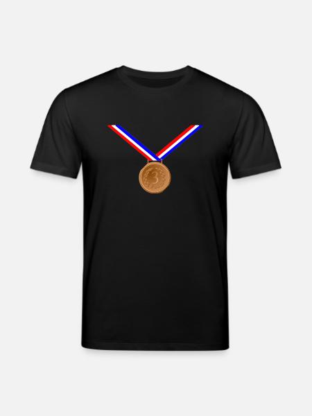 Bronze Medal 3rd - Stanley/Stella CREATOR Unisex Organic T-Shirt - black