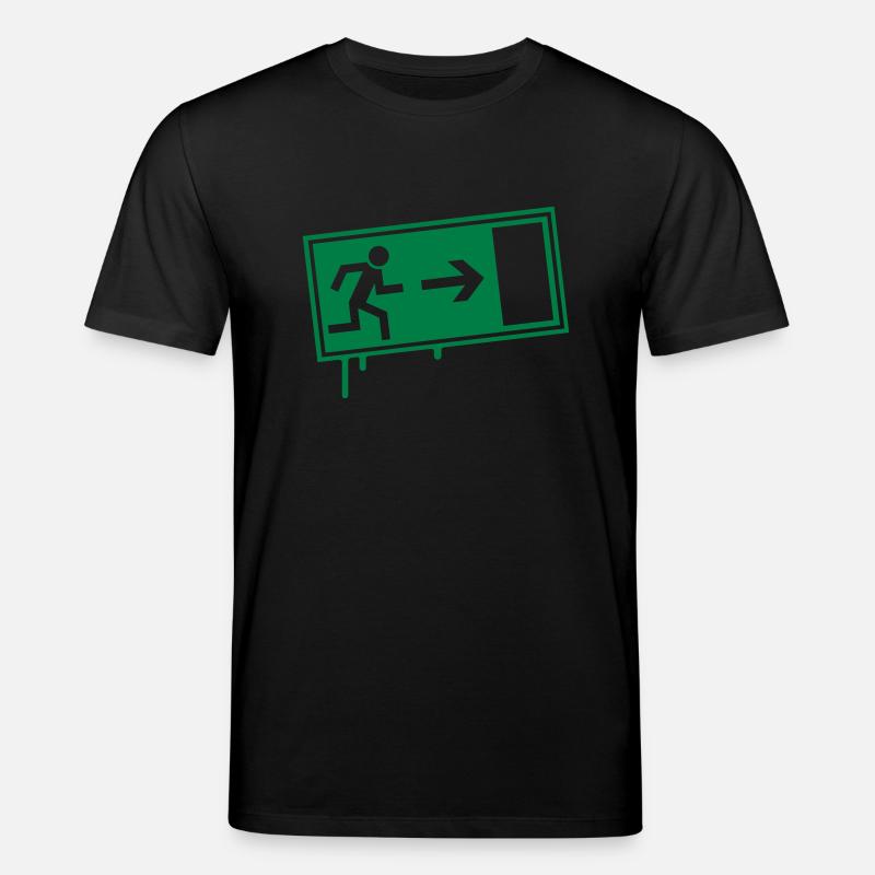 exit_2_f1 - Stanley/Stella Unisex Bio-T-Shirt CREATOR  - Schwarz