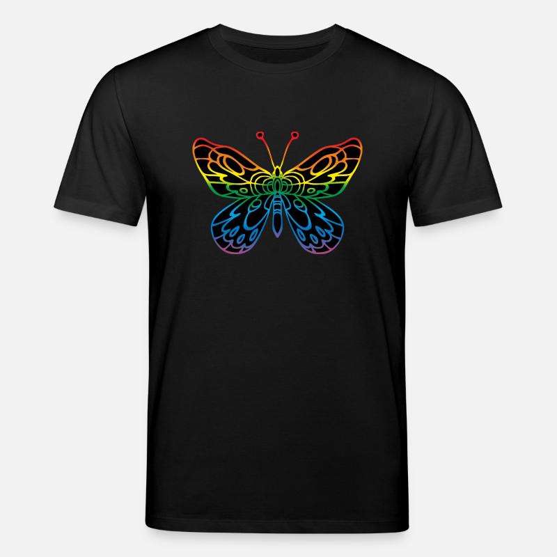 Schmetterling - Stanley/Stella Unisex Bio-T-Shirt CREATOR  - Schwarz