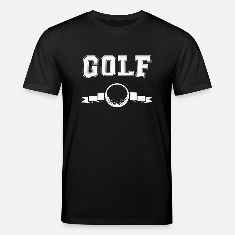 golf logo - Stanley/Stella Unisex Bio-T-Shirt CREATOR  - Schwarz