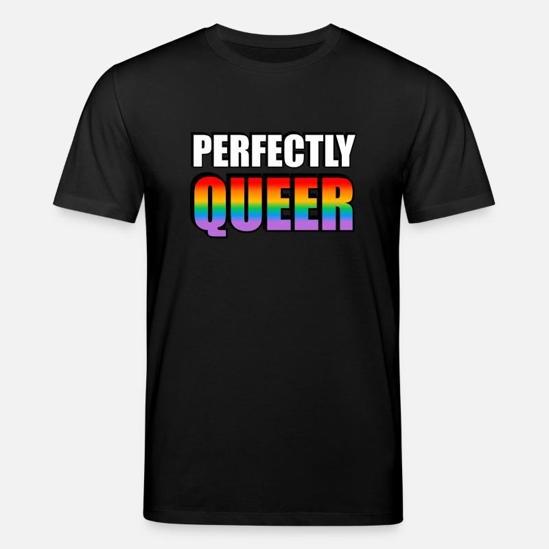 Perfekt queer - Stanley/Stella Unisex Bio-T-Shirt CREATOR  - Schwarz
