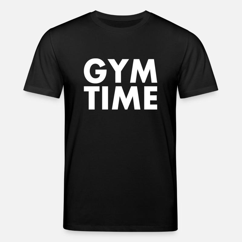 Gym time - Stanley/Stella Unisex Bio-T-Shirt CREATOR  - Schwarz