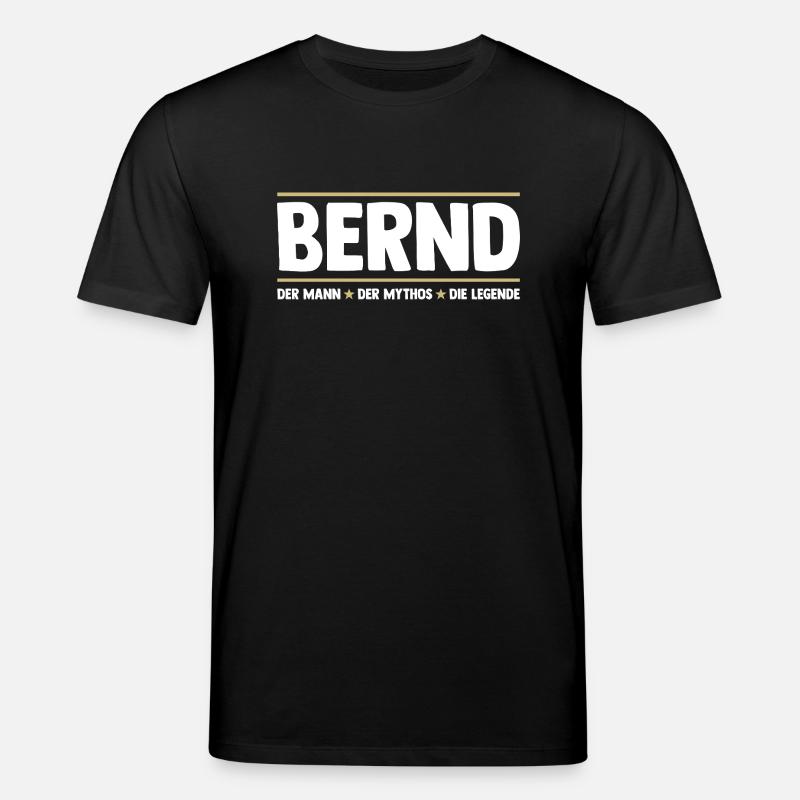 Bernd - Stanley/Stella Unisex Bio-T-Shirt CREATOR  - Schwarz