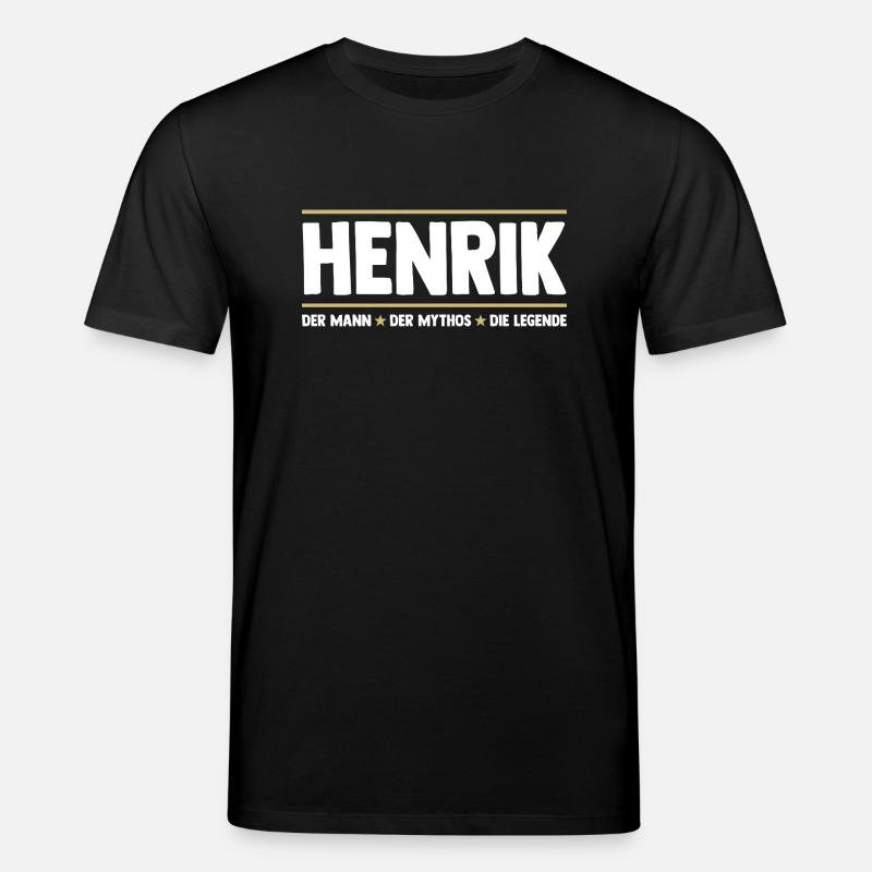 Henrik - T-shirt bio CREATOR Stanley/Stella Unisexe - noir