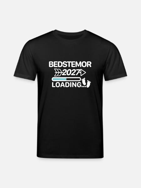 Bedstemor 2027 Jeg skal være mormor - Stanley/Stella CREATOR økologisk unisex-T-shirt - sort