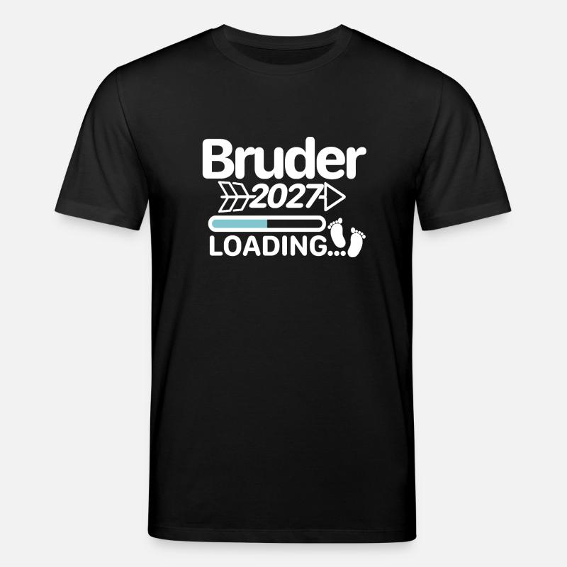 Bruder 2027 - Stanley/Stella Unisex Bio-T-Shirt CREATOR  - Schwarz