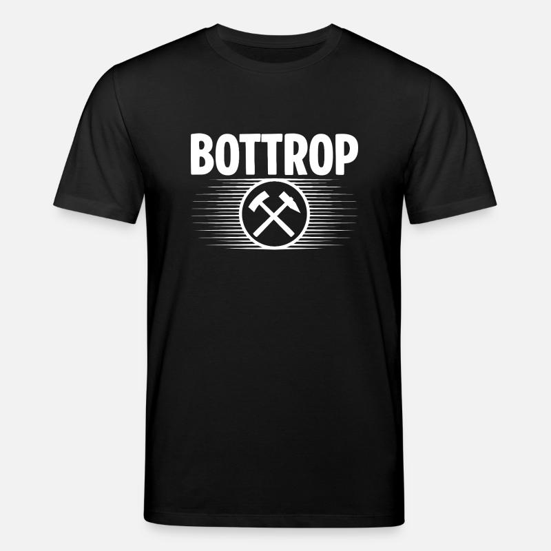 Bottrop Bergbau - Stanley/Stella Unisex Bio-T-Shirt CREATOR  - Schwarz