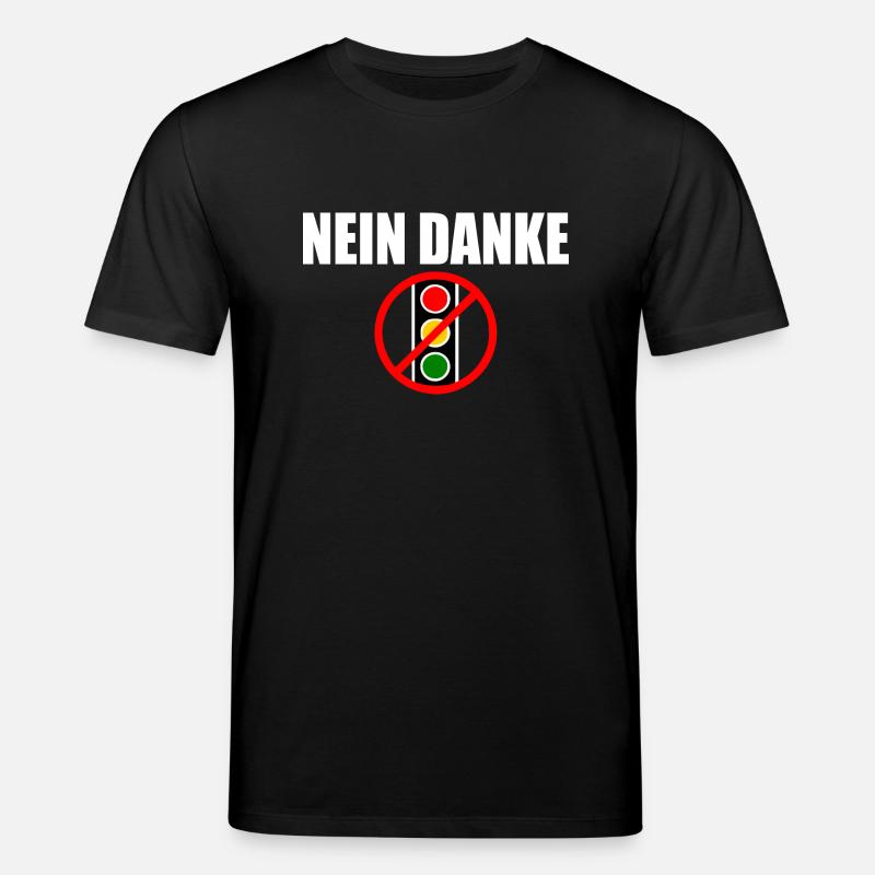 Ampel nein danke - Stanley/Stella Unisex Bio-T-Shirt CREATOR  - Schwarz