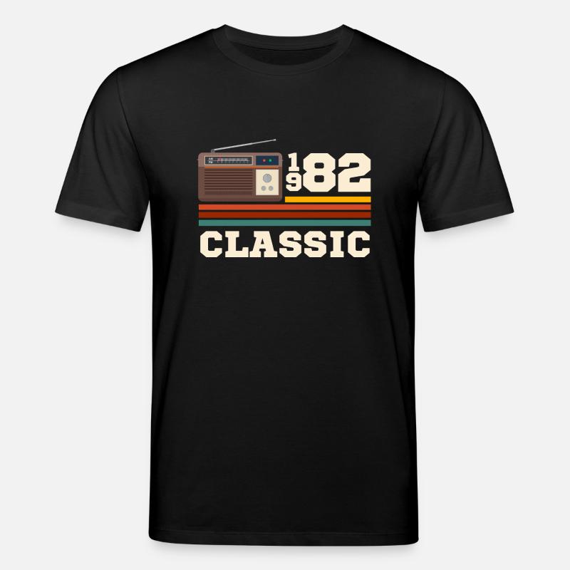 Jubiläum 1982 Retro-Klassiker - Stanley/Stella Unisex Bio-T-Shirt CREATOR  - Schwarz