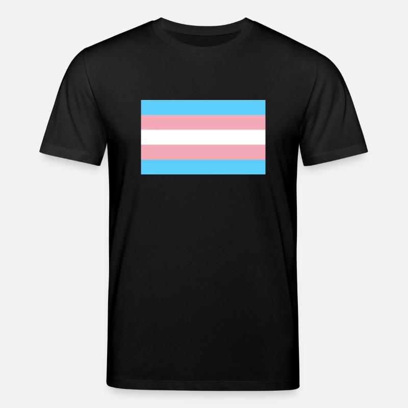 Trans-Flagge - Stanley/Stella Unisex Bio-T-Shirt CREATOR  - Schwarz