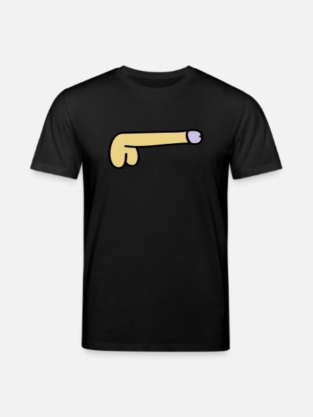 symbol dick - Stanley/Stella CREATOR Unisex Organic T-Shirt - black