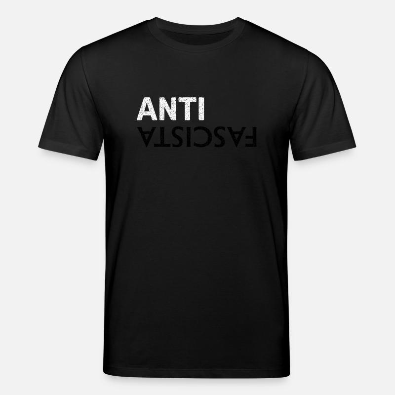 Antifasciste - T-shirt bio CREATOR Stanley/Stella Unisexe - noir