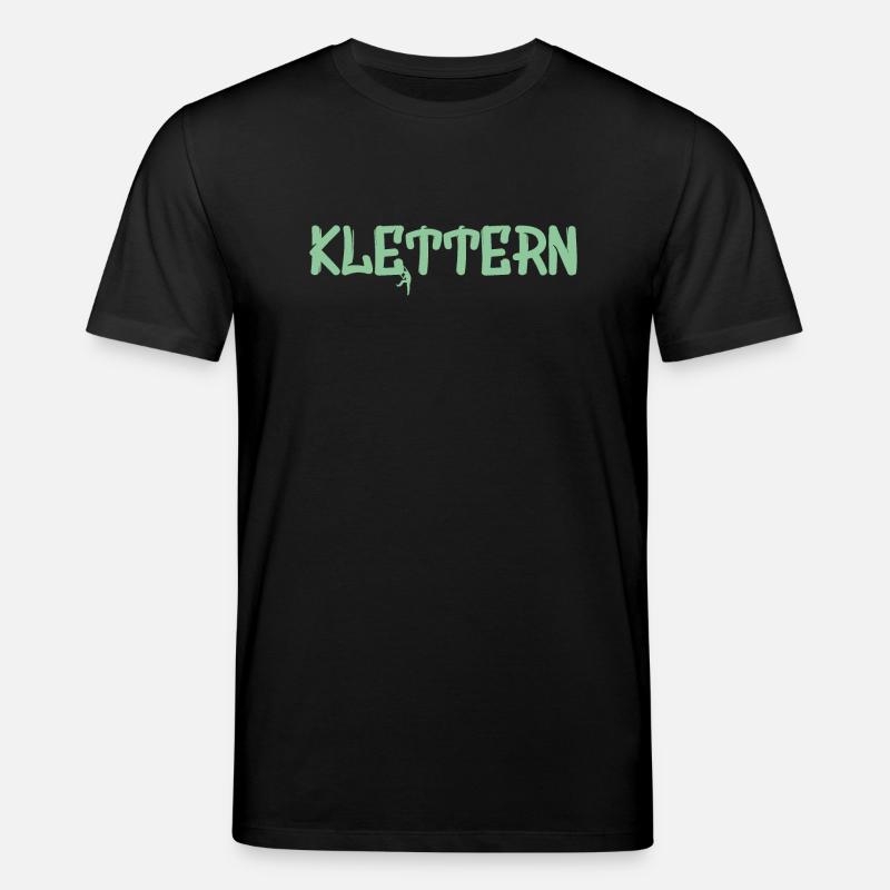 Klettern, climb, climbing - Stanley/Stella Unisex Bio-T-Shirt CREATOR  - Schwarz