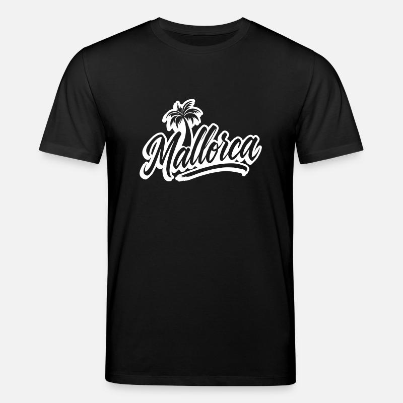 Mallorca Palm Trees - Stanley/Stella CREATOR Unisex Organic T-Shirt - black