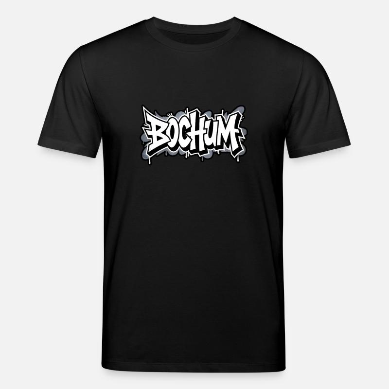 Bochum Graffiti - Stanley/Stella Unisex Bio-T-Shirt CREATOR  - Schwarz