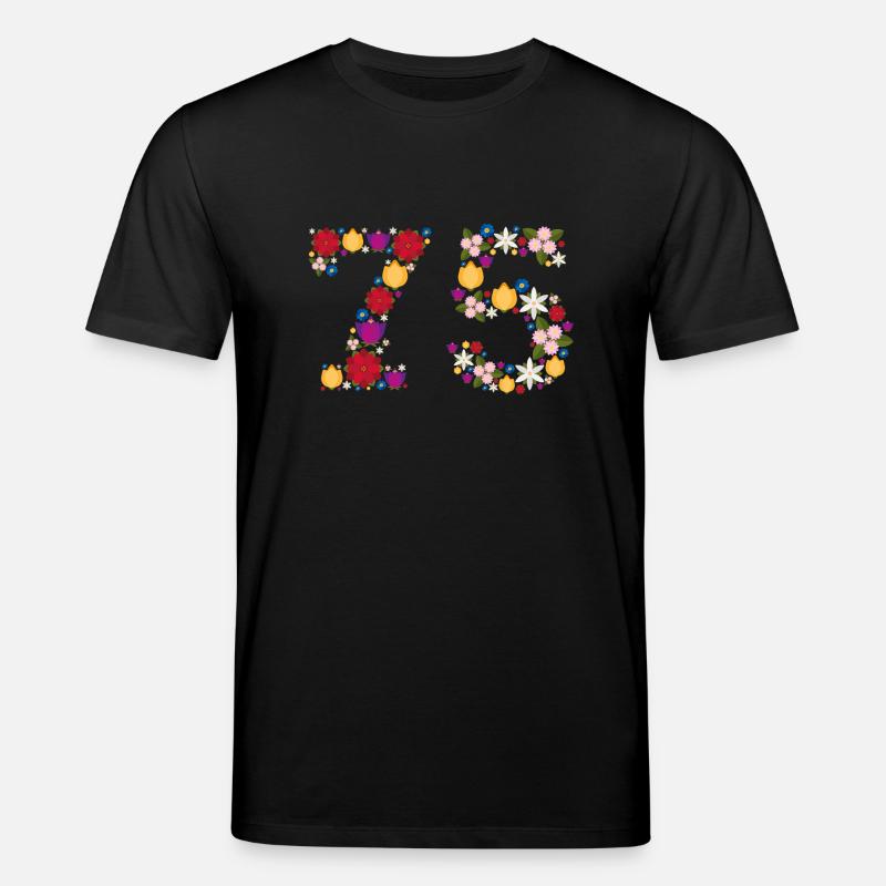 Flowers 75 - Stanley/Stella Unisex Bio-T-Shirt CREATOR  - Schwarz