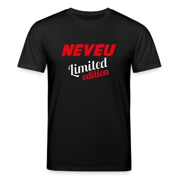 NEVEU LIMITED EDITION - T-shirt bio CREATOR Stanley/Stella Unisexe - noir - Devant - Alina (178cm) & Michal (187cm)