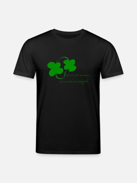 share your happiness - Stanley/Stella CREATOR Unisex Organic T-Shirt - black
