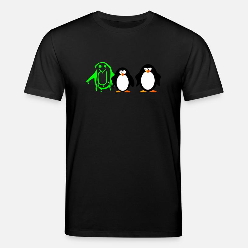 Pingu - graffiti vert - T-shirt bio CREATOR Stanley/Stella Unisexe - noir