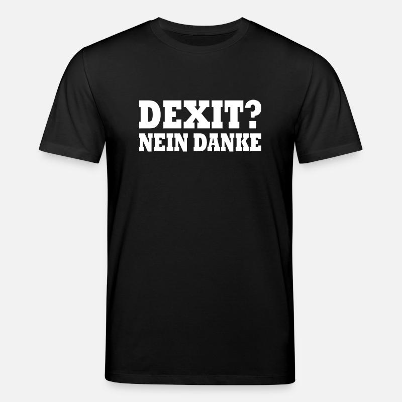 Dexit nein danke - Stanley/Stella Unisex Bio-T-Shirt CREATOR - Schwarz