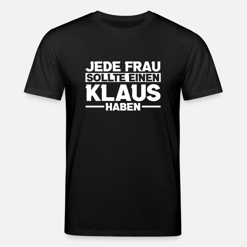 Klaus - T-shirt bio CREATOR Stanley/Stella Unisexe - noir