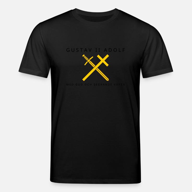 Gustave II Adolphe - T-shirt bio CREATOR Stanley/Stella Unisexe - noir
