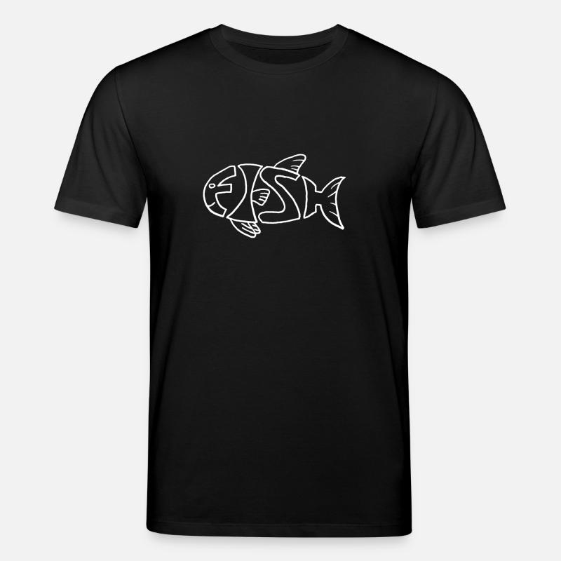 Poisson dans le poisson - T-shirt bio CREATOR Stanley/Stella Unisexe - noir