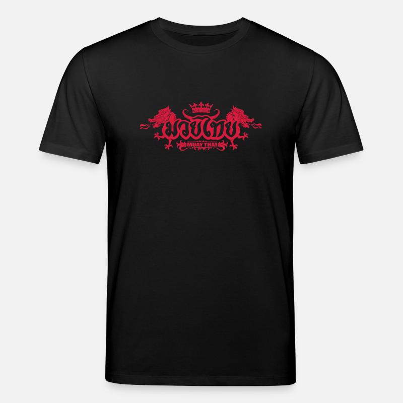 Muay Thai Dragons - Stanley/Stella Unisex Bio-T-Shirt CREATOR  - Schwarz