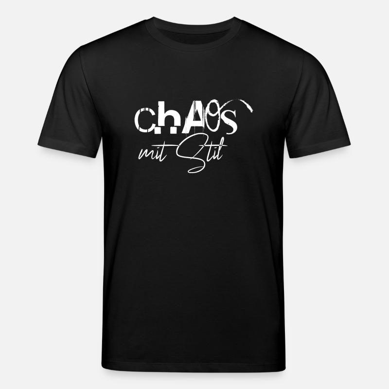 Chaos mit Stil - Stanley/Stella Unisex Bio-T-Shirt CREATOR  - Schwarz