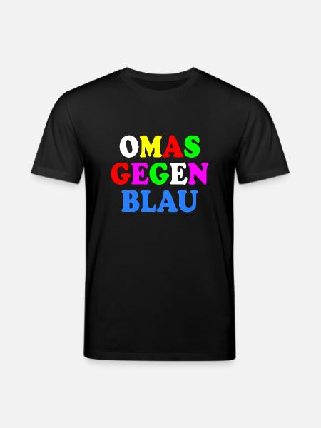 Omas gegen blau - Stanley/Stella Unisex Bio-T-Shirt CREATOR - Schwarz
