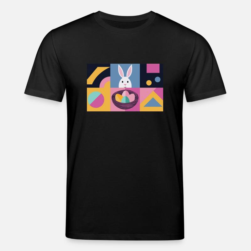 Osterhase No.04 - Stanley/Stella Unisex Bio-T-Shirt CREATOR  - Schwarz