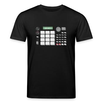 88 BPM MPC 500 - T-shirt bio CREATOR Stanley/Stella Unisexe - noir - Devant - Alina (178cm) & Michal (187cm)