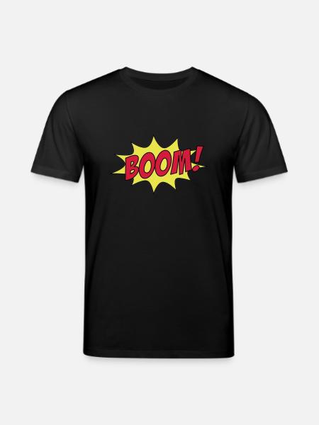 BOOM! - Stanley/Stella CREATOR Unisex Organic T-Shirt - black