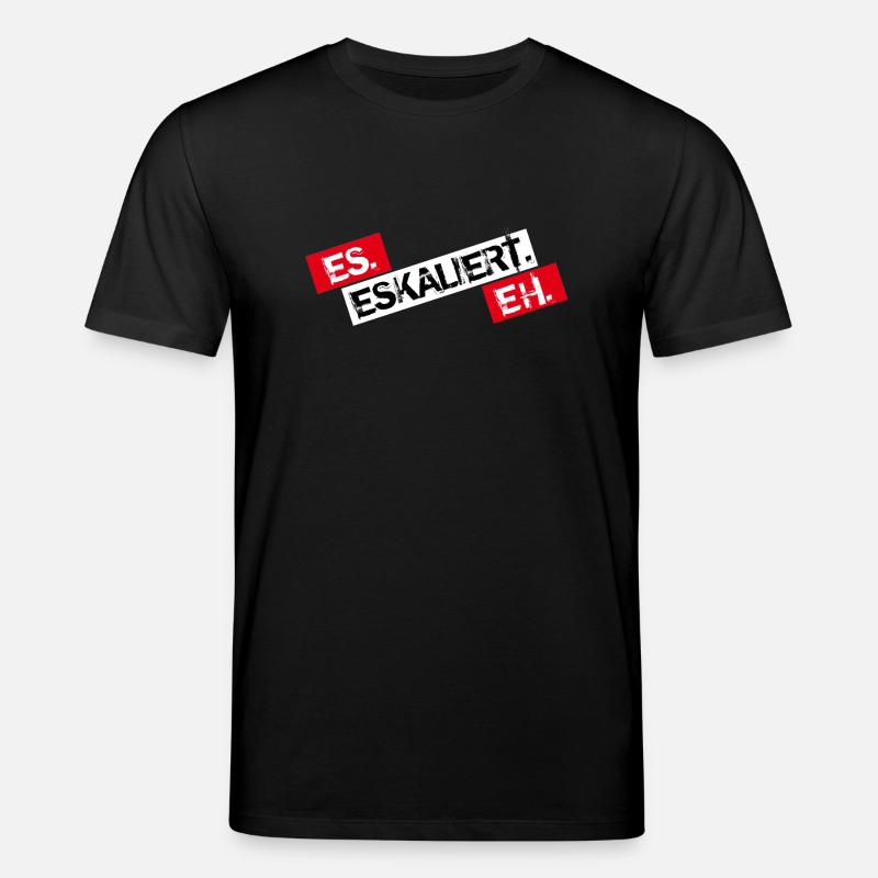Es Eskaliert Eh - Stanley/Stella Unisex Bio-T-Shirt CREATOR  - Schwarz