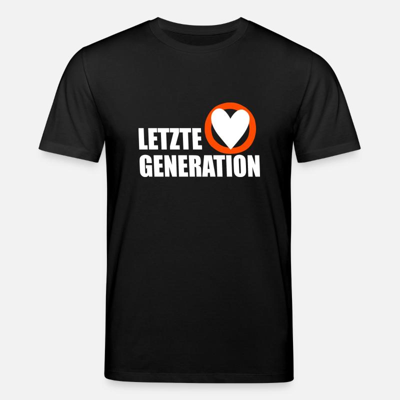 Letzte Generation - Design 5 - Stanley/Stella Unisex Bio-T-Shirt CREATOR  - Schwarz