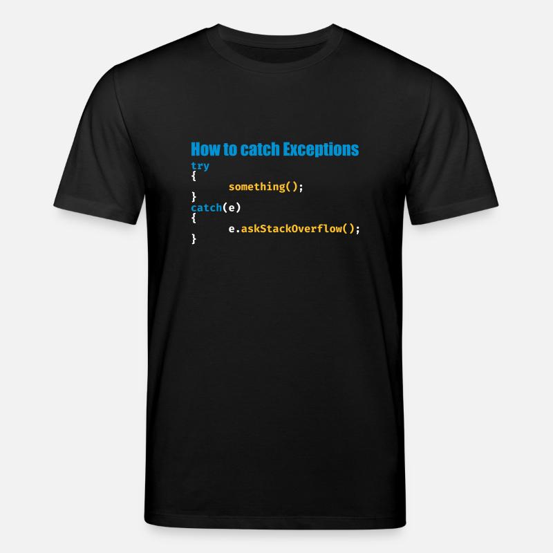 Programmierer, Software, Informatik, Developer - Stanley/Stella Unisex Bio-T-Shirt CREATOR  - Schwarz